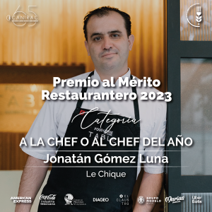 A la Chef o al Chef del año- Jonatán Gómez Luna