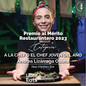 A la Chef o el Chef Joven del Año- Andrea Lizárraga Osuna